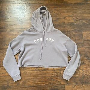 The Shop Forward Cropped Dog Mom Sweatshirt